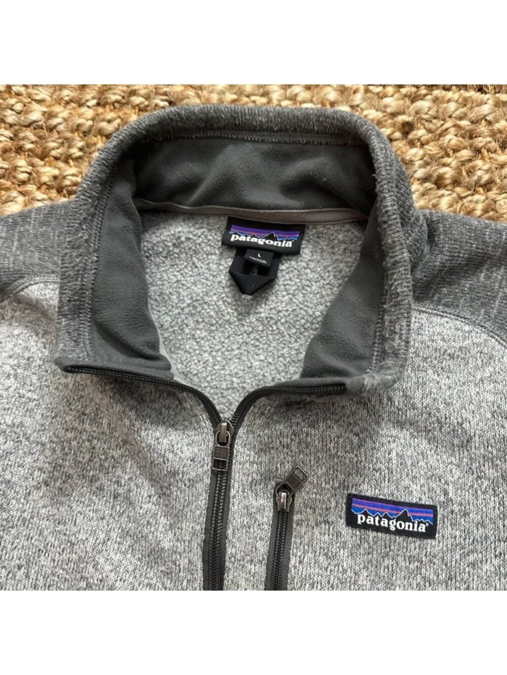 Patagonia Worn Wear Men's Better Sweater Quarter Zip Pullover Large Style #25521